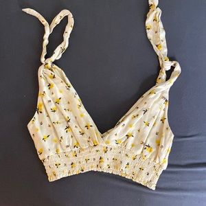 Pacsun floral crop top